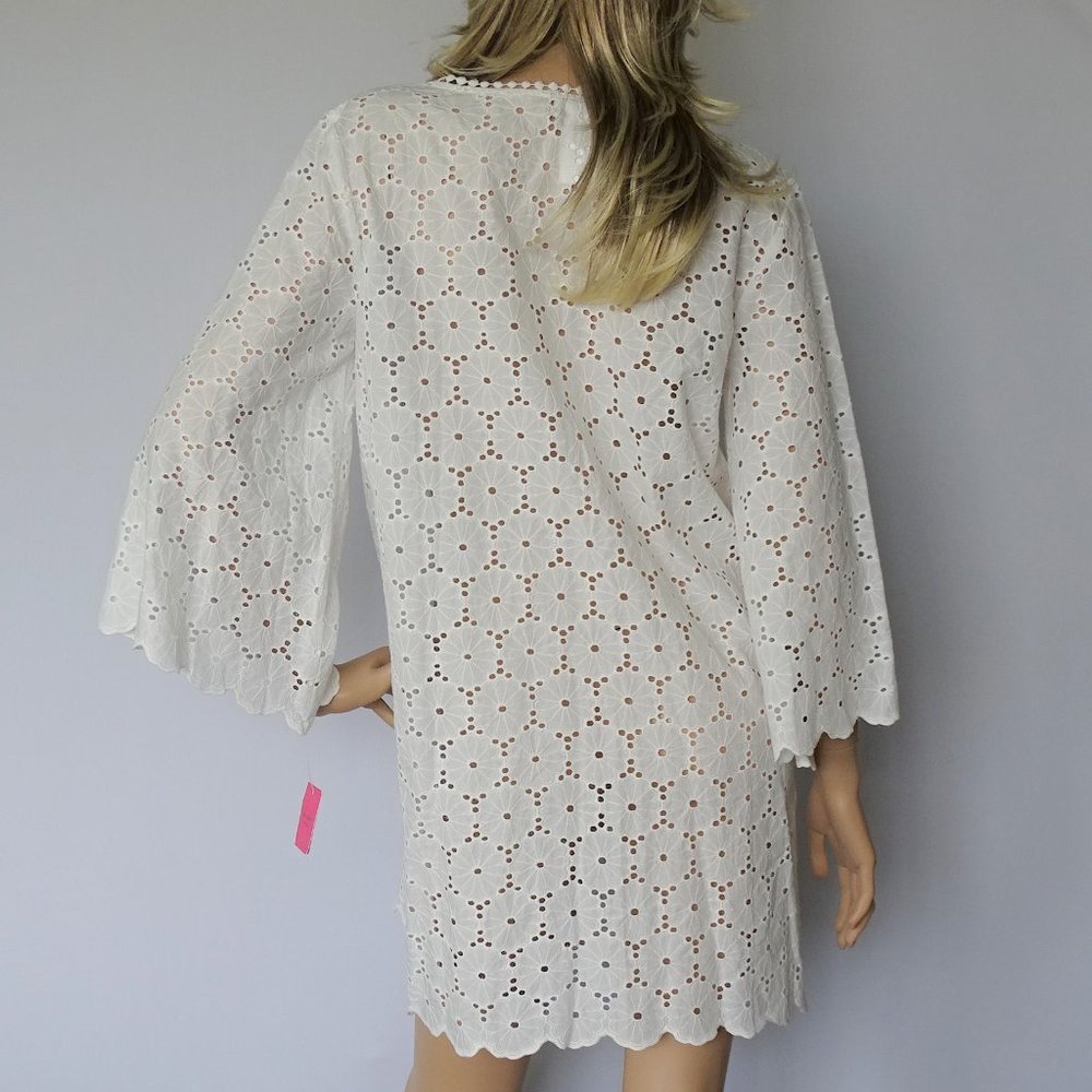 Kate Spade Cotton Eyelet Dress Cover Up NWT XS - Picture 3 of 3